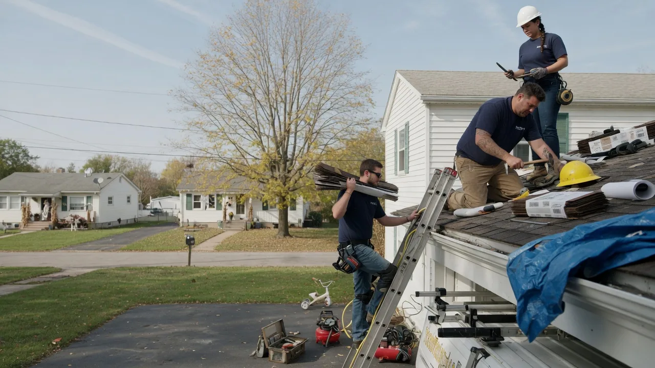 Local Roofing Contractors in Rochester, IL near me